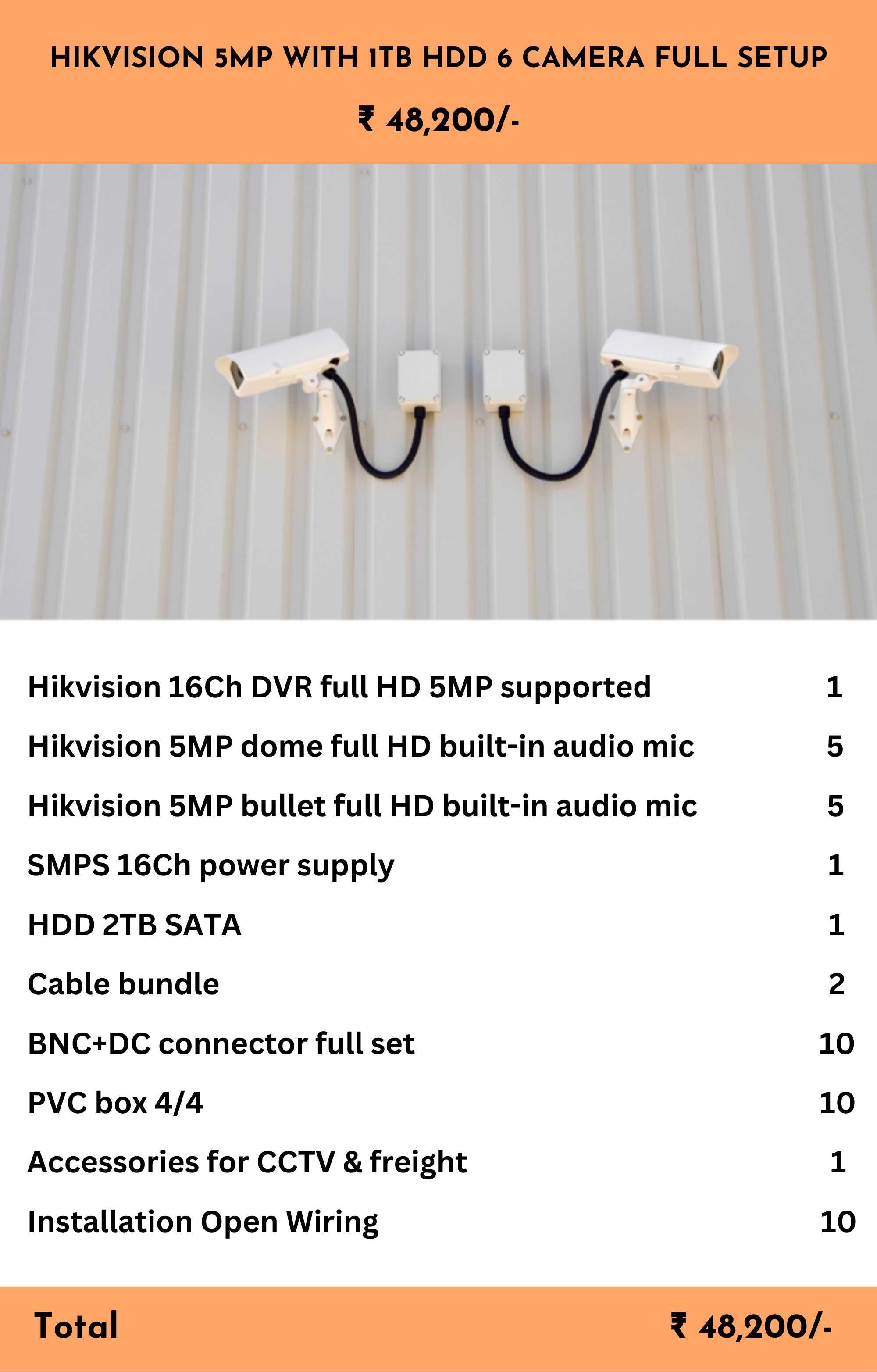HIKVISION 5MP WITH 1TB HDD 6 CAMERA FULL SETUP (3)